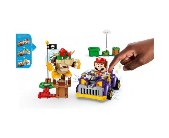 Конструктор LEGO Маслкар Bowser. Додатковий набір 458 деталей (71431), зображення 8 Конструктор LEGO Маслкар Bowser. Додатковий набір 458 деталей (71431), зображення 8