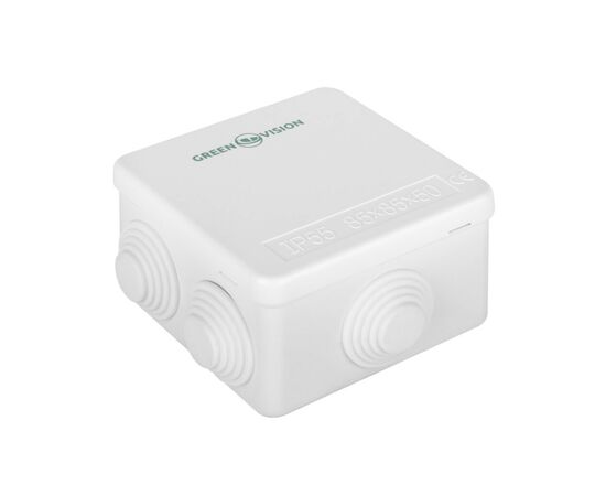 Распределительная коробка Greenvision G85х85х50 IP65, изображение 2 Распределительная коробка Greenvision G85х85х50 IP65, изображение 2