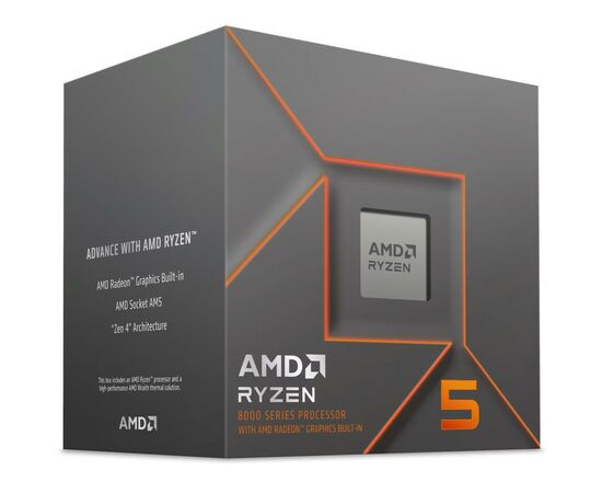 Процесор AMD Ryzen 5 8600G (100-100001237BOX), зображення 2 Процесор AMD Ryzen 5 8600G (100-100001237BOX), зображення 2