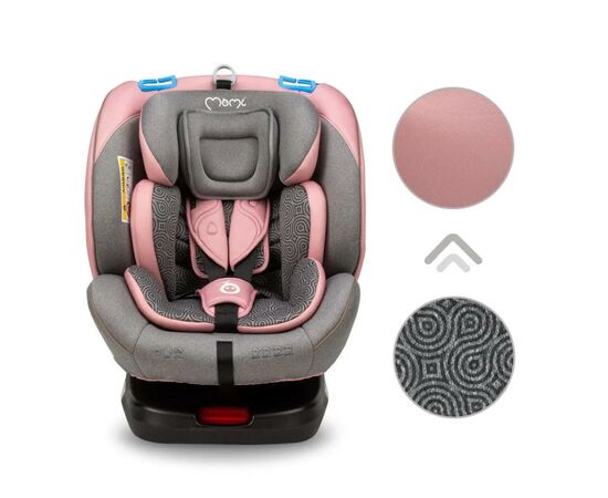 Автокресло MoMi Tordi (0-36кг) pink (FOSA00018), изображение 3
