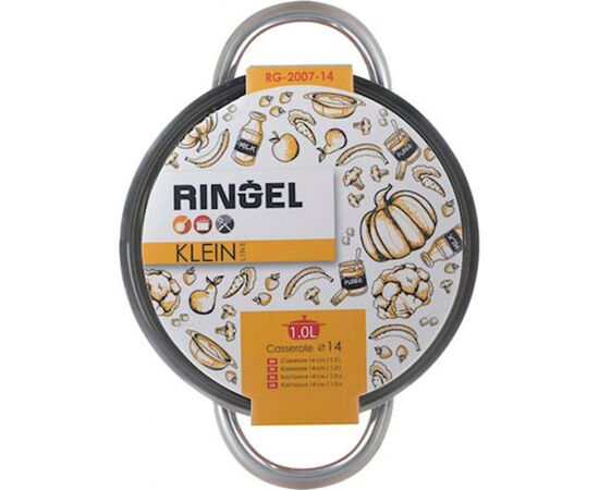 Кастрюля Ringel Klein с крышкой 1.0 л (RG-2007-14), изображение 5 Кастрюля Ringel Klein с крышкой 1.0 л (RG-2007-14), изображение 5