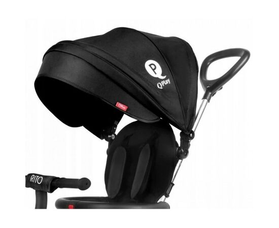 Детский велосипед QPlay Rito Rubber Black складаний триколісний (S380-10BlackRubber), изображение 2 Детский велосипед QPlay Rito Rubber Black складаний триколісний (S380-10BlackRubber), изображение 2