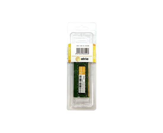 Модуль памяти для ноутбука SoDIMM DDR4 8GB 3200 MHz ATRIA (UAT43200CL22SK1/8), изображение 3 Модуль памяти для ноутбука SoDIMM DDR4 8GB 3200 MHz ATRIA (UAT43200CL22SK1/8), изображение 3