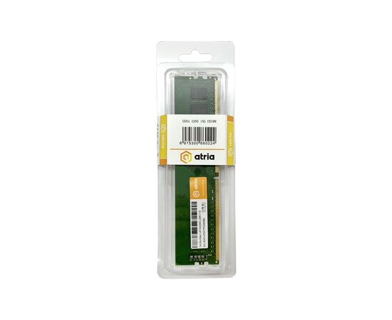 Модуль памяти для компьютера DDR4 16GB 3200 MHz ATRIA (UAT43200CL22K1/16), изображение 3 Модуль памяти для компьютера DDR4 16GB 3200 MHz ATRIA (UAT43200CL22K1/16), изображение 3