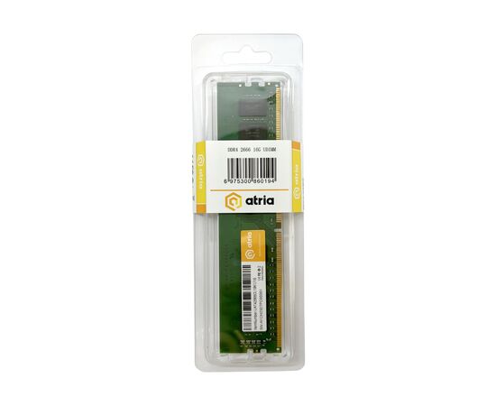 Модуль памяти для компьютера DDR4 16GB 2666 MHz ATRIA (UAT42666CL19K1/16), изображение 3 Модуль памяти для компьютера DDR4 16GB 2666 MHz ATRIA (UAT42666CL19K1/16), изображение 3
