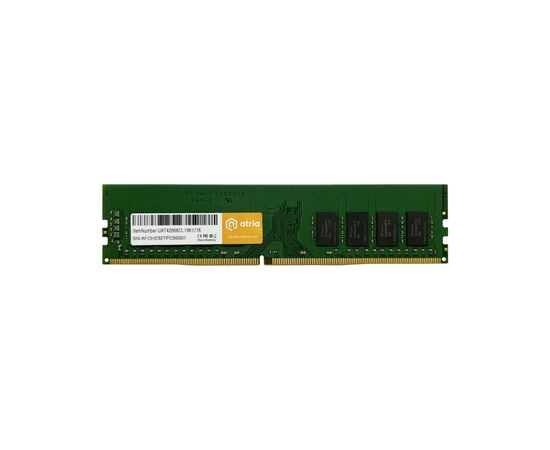 Модуль пам'яті для комп'ютера DDR4 16GB 2666 MHz ATRIA (UAT42666CL19K1/16)
