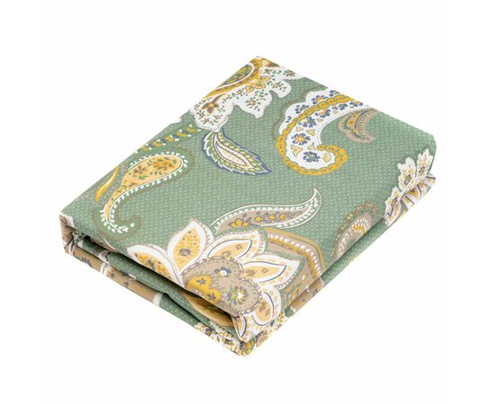 Постельное белье Ardesto Gloria сатин бута бежевый полуторный 160х220 (ART1622BB), изображение 2 Постельное белье Ardesto Gloria сатин бута бежевый полуторный 160х220 (ART1622BB), изображение 2