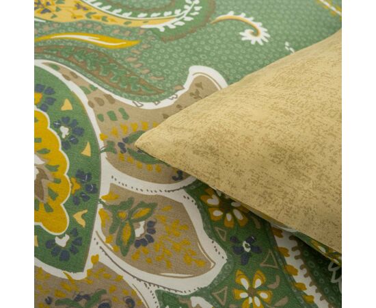 Постельное белье Ardesto Gloria сатин бута бежевый полуторный 160х220 (ART1622BB), изображение 7 Постельное белье Ardesto Gloria сатин бута бежевый полуторный 160х220 (ART1622BB), изображение 7