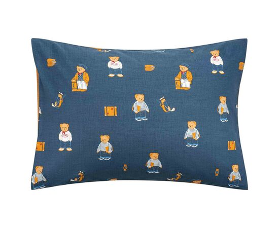 Постельное белье Ardesto Gloria сатин мишки синий полуторный 160х220 (ART1622TB), изображение 5 Постельное белье Ardesto Gloria сатин мишки синий полуторный 160х220 (ART1622TB), изображение 5