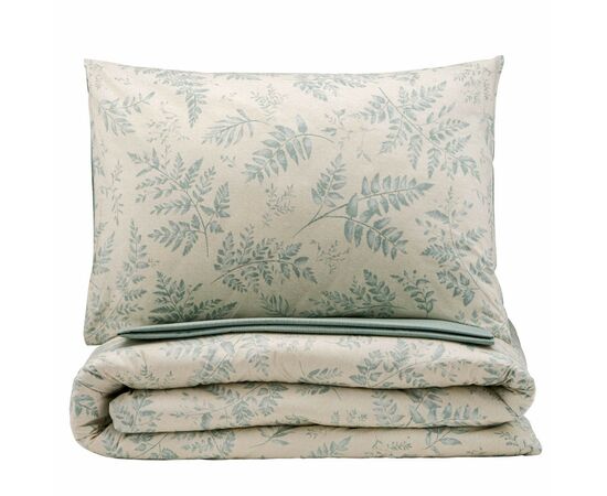 Постельное белье Ardesto Gloria сатин папоротник зеленый полуторный 160х220 (ART1622FG), изображение 3 Постельное белье Ardesto Gloria сатин папоротник зеленый полуторный 160х220 (ART1622FG), изображение 3