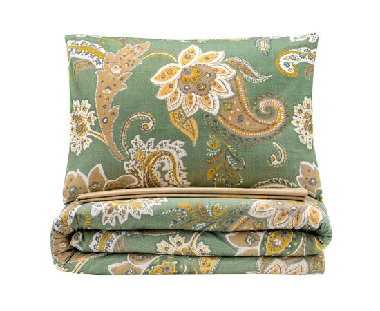 Постельное белье Ardesto Gloria сатин бута бежевый евро 200х220 (ART2022BB), изображение 3 Постельное белье Ardesto Gloria сатин бута бежевый евро 200х220 (ART2022BB), изображение 3