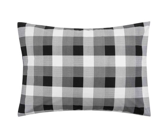 Постельное белье Ardesto Gloria сатин квадраты серый евро 200х220 (ART2022SR), изображение 5