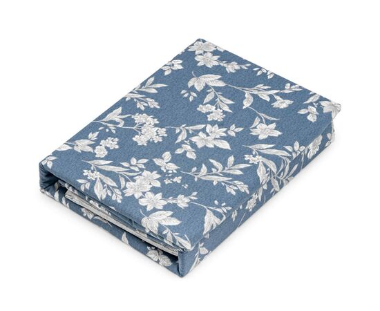 Постельное белье Ardesto Gloria сатин цветы синий евро 200х220 (ART2022FB), изображение 2