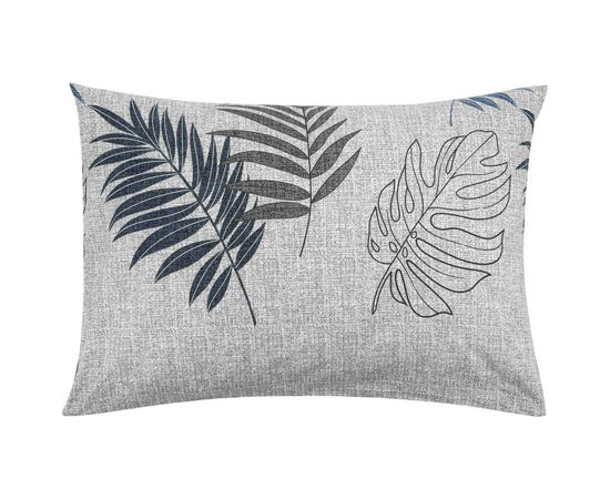 Постельное белье Ardesto Gloria сатин листья серые евро 200х220 (ART2022LR), изображение 5 Постельное белье Ardesto Gloria сатин листья серые евро 200х220 (ART2022LR), изображение 5