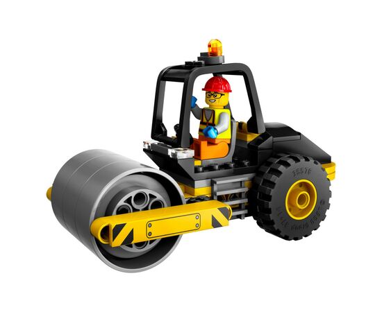 Конструктор LEGO City Будівельний паровий каток 78 деталей (60401), зображення 2 Конструктор LEGO City Будівельний паровий каток 78 деталей (60401), зображення 2