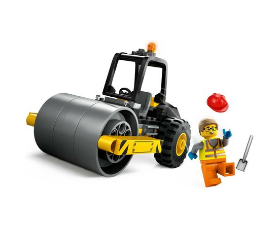 Конструктор LEGO City Будівельний паровий каток 78 деталей (60401), зображення 4 Конструктор LEGO City Будівельний паровий каток 78 деталей (60401), зображення 4