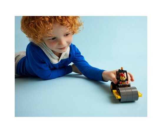 Конструктор LEGO City Будівельний паровий каток 78 деталей (60401), зображення 7 Конструктор LEGO City Будівельний паровий каток 78 деталей (60401), зображення 7