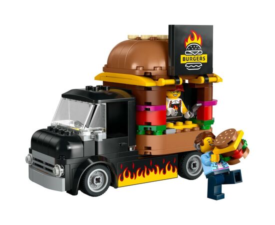 Конструктор LEGO City Грузовик с гамбургерами 194 деталей (60404), изображение 2 Конструктор LEGO City Грузовик с гамбургерами 194 деталей (60404), изображение 2