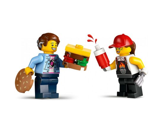 Конструктор LEGO City Грузовик с гамбургерами 194 деталей (60404), изображение 3 Конструктор LEGO City Грузовик с гамбургерами 194 деталей (60404), изображение 3