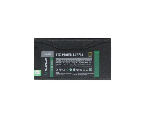 Блок питания Gamemax 700W (GM-700 80+ APFC Black), изображение 3 Блок питания Gamemax 700W (GM-700 80+ APFC Black), изображение 3