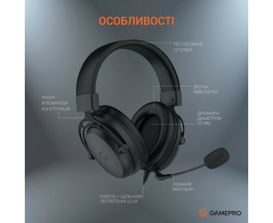 Наушники GamePro HS1050 Black (HS1050), изображение 11