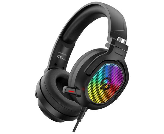 Наушники GamePro HS1300 RGB 7.1 Black (HS1300), изображение 3 Наушники GamePro HS1300 RGB 7.1 Black (HS1300), изображение 3