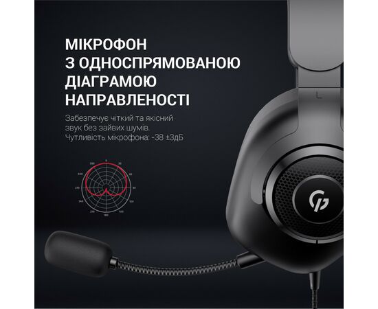 Наушники GamePro HS590B Black (HS590B), изображение 9 Наушники GamePro HS590B Black (HS590B), изображение 9