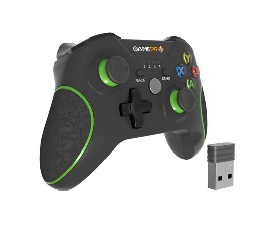 Геймпад GamePro MG650B PS3/Android Wireless Black/Green (MG650B), изображение 3 Геймпад GamePro MG650B PS3/Android Wireless Black/Green (MG650B), изображение 3