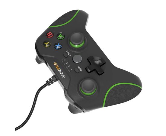Геймпад GamePro MG450B PC/PS3/Android Black-Green (MG450B), изображение 5 Геймпад GamePro MG450B PC/PS3/Android Black-Green (MG450B), изображение 5