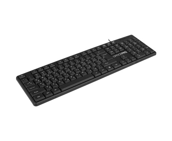 Клавиатура OfficePro SK166 USB Black (SK166), изображение 2