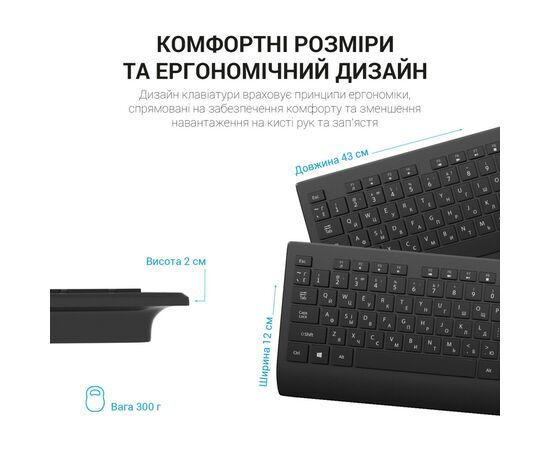 Клавиатура OfficePro SK360 USB Black (SK360), изображение 8 Клавиатура OfficePro SK360 USB Black (SK360), изображение 8