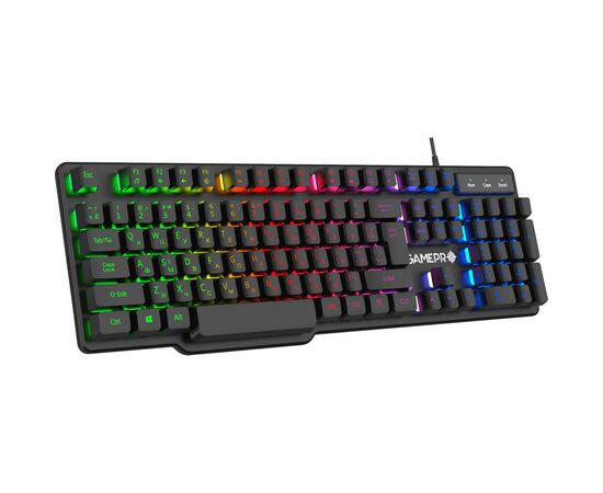 Клавіатура GamePro GK380 USB Black (GK380), зображення 3 Клавіатура GamePro GK380 USB Black (GK380), зображення 3