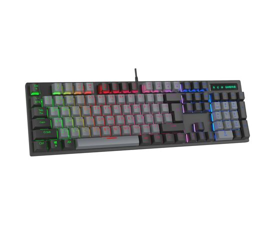 Клавиатура GamePro MK105B LED Blue Switch USB Black (MK105B), изображение 2 Клавиатура GamePro MK105B LED Blue Switch USB Black (MK105B), изображение 2