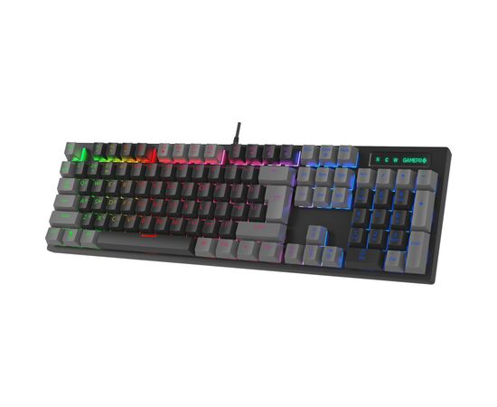 Клавиатура GamePro MK105R LED Red Switch USB Black (MK105R), изображение 3 Клавиатура GamePro MK105R LED Red Switch USB Black (MK105R), изображение 3