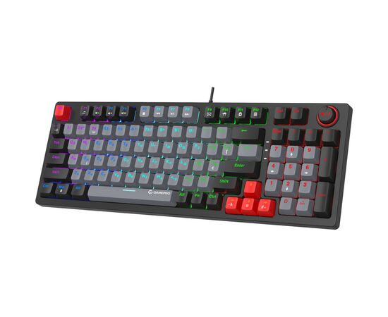 Клавіатура GamePro MK120R LED Red Switches USB Black (MK120R), зображення 3 Клавіатура GamePro MK120R LED Red Switches USB Black (MK120R), зображення 3