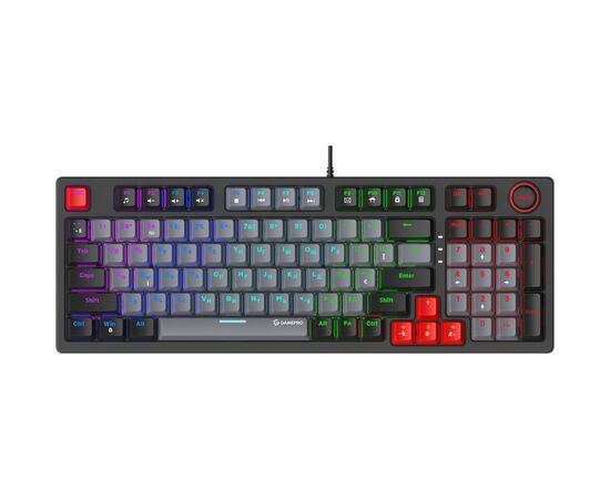 Клавіатура GamePro MK120R LED Red Switches USB Black (MK120R)