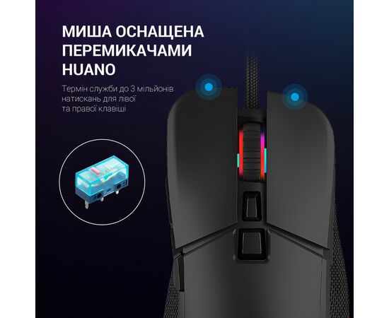 Мышка GamePro GM340 USB Black (GM340), изображение 9 Мышка GamePro GM340 USB Black (GM340), изображение 9