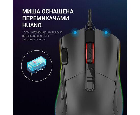 Мышка GamePro GM385 USB Black (GM385), изображение 7 Мышка GamePro GM385 USB Black (GM385), изображение 7