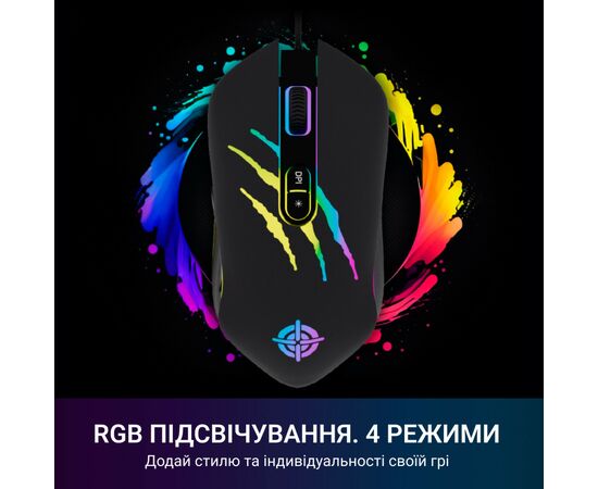 Мышка GamePro GM408 Raptor USB Black (GM408), изображение 6 Мышка GamePro GM408 Raptor USB Black (GM408), изображение 6