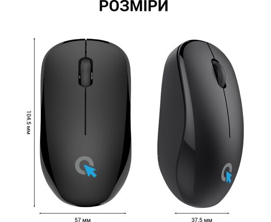 Мышка OfficePro M183 Wireless Black (M183), изображение 12 Мышка OfficePro M183 Wireless Black (M183), изображение 12