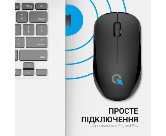 Мышка OfficePro M183 Wireless Black (M183), изображение 7 Мышка OfficePro M183 Wireless Black (M183), изображение 7