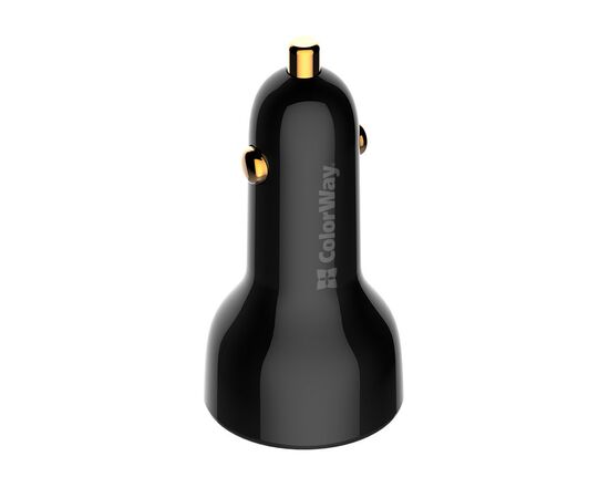 Зарядное устройство ColorWay Power Delivery PPS USB (USB-A + USB-C) (100W) Black (CW-CHA044PD-BK), изображение 3 Зарядное устройство ColorWay Power Delivery PPS USB (USB-A + USB-C) (100W) Black (CW-CHA044PD-BK), изображение 3