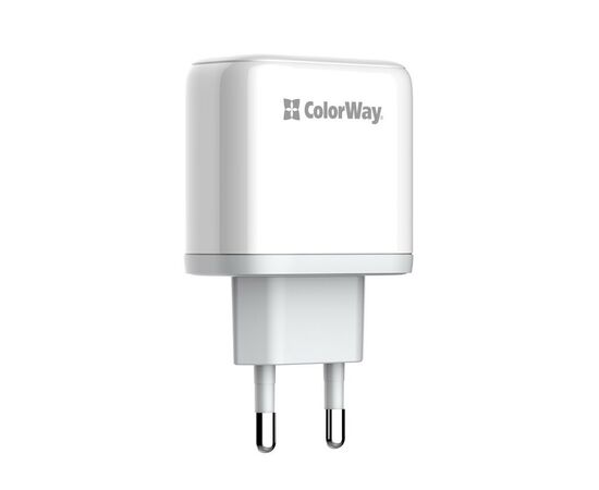 Зарядное устройство ColorWay Power Delivery Port PPS USB (Type-C PD+ USB QC3.0) (45W) white (CW-CHS042PD-WT), изображение 6 Зарядное устройство ColorWay Power Delivery Port PPS USB (Type-C PD+ USB QC3.0) (45W) white (CW-CHS042PD-WT), изображение 6