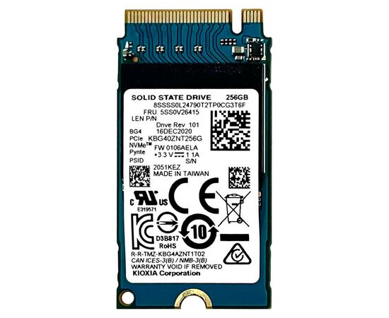 Накопитель SSD M.2 2242 256GB Kioxia (KBG40ZNT256G)