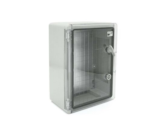 Шкаф настенный ADAL PANO 350х250х150, c прозр. дверцей, IP65, Бокс ударопрочный, ABS пластик (111516)