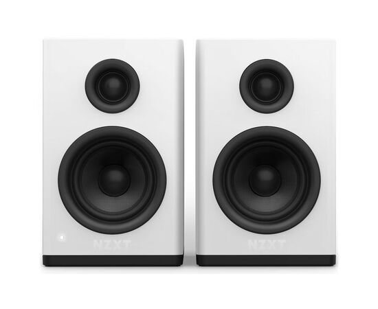 Акустическая система NZXT Gaming Speakers 3" White V2 EU (AP-SPKW2-EU), изображение 2 Акустическая система NZXT Gaming Speakers 3" White V2 EU (AP-SPKW2-EU), изображение 2