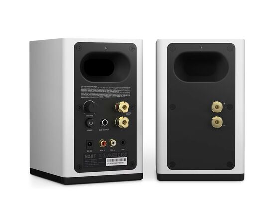 Акустическая система NZXT Gaming Speakers 3" White V2 EU (AP-SPKW2-EU), изображение 3 Акустическая система NZXT Gaming Speakers 3" White V2 EU (AP-SPKW2-EU), изображение 3
