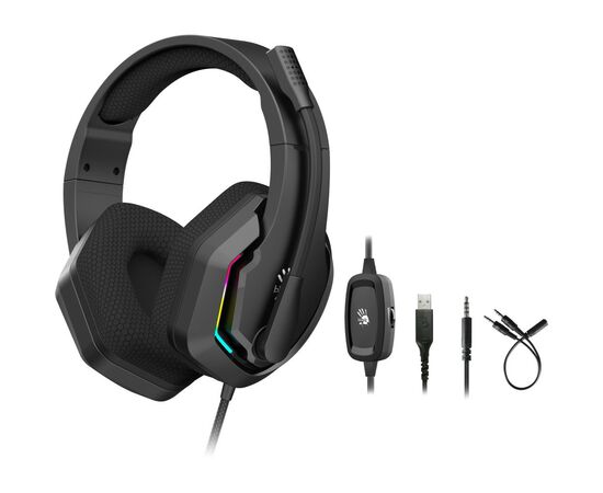 Навушники A4Tech Bloody G260p Black (4711421996648), зображення 7 Навушники A4Tech Bloody G260p Black (4711421996648), зображення 7