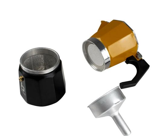 Гейзерная кофеварка Bo-Camp Hudson 6-cups Yellow/Black (2200522), изображение 4 Гейзерная кофеварка Bo-Camp Hudson 6-cups Yellow/Black (2200522), изображение 4