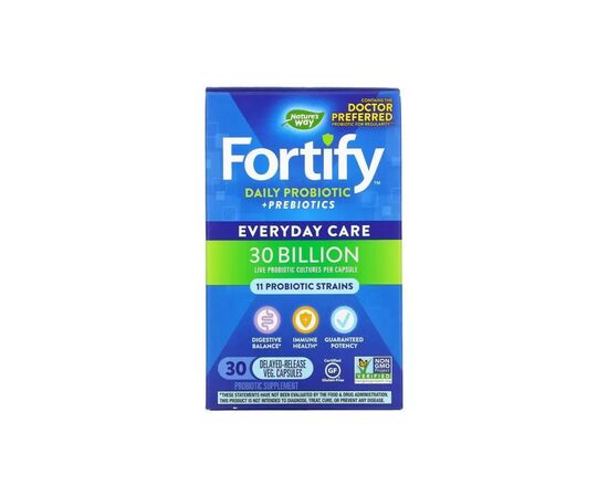 Витаминно-минеральный комплекс Nature's Way Пробиотики и пребиотик ежедневного применения с отсро (NWY-10294), изображение 2 Витаминно-минеральный комплекс Nature's Way Пробиотики и пребиотик ежедневного применения с отсро (NWY-10294), изображение 2